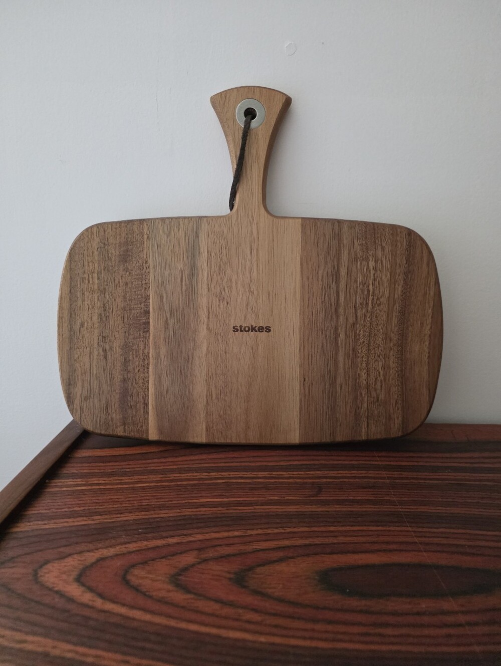 Stokes brand Acacia wood paddle board, Cutting Board